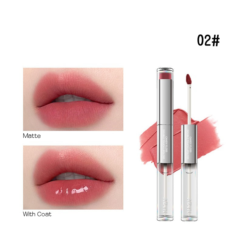 AZTK - Candy Floss Double Touch Lipgloss 1.7g+1.7ml (New Version)