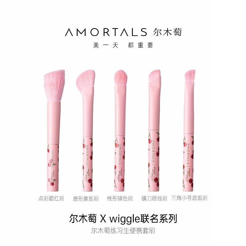 Amortals Wiggle Wiggle Makeup Brushes 5 in Set