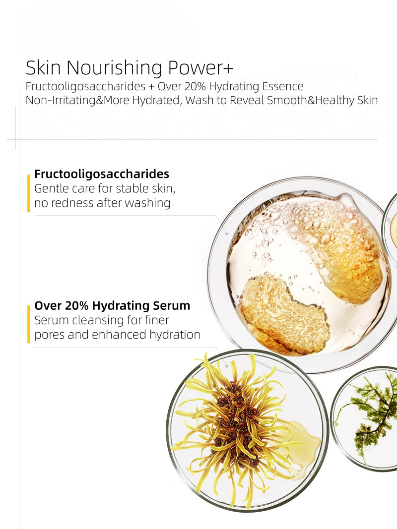 C+ Beauty Amino Acid White Clay Cleansing Double Tubes Cleanser 80g