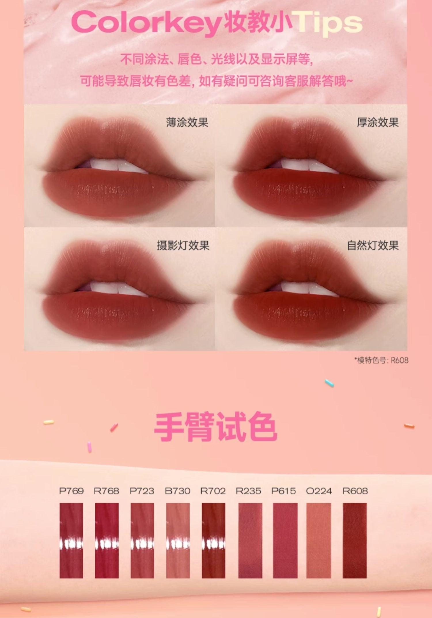 Colorkey Ice Cream 2.0 Velvet Lip Lacquer Mirror Lipgloss KLQ100 - Chic Decent