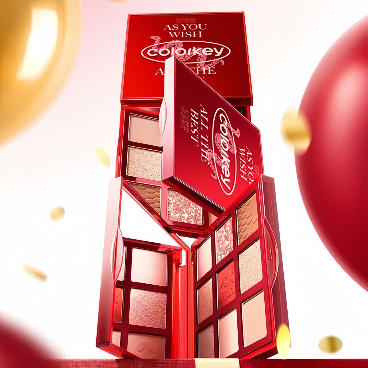 Colorkey Nine Shades Eyeshadow Palette CNY Lucky Snake 13.5g