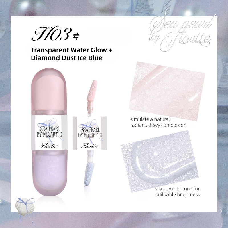 Flortte Sea Pearl Double Ended Highlight Contour Liquid 4.3g 4.6g