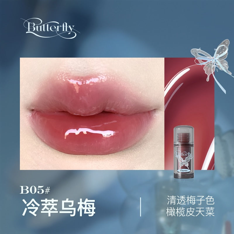 Flortte Twin Butterfly Series Lip Serum Twin B 1.9g