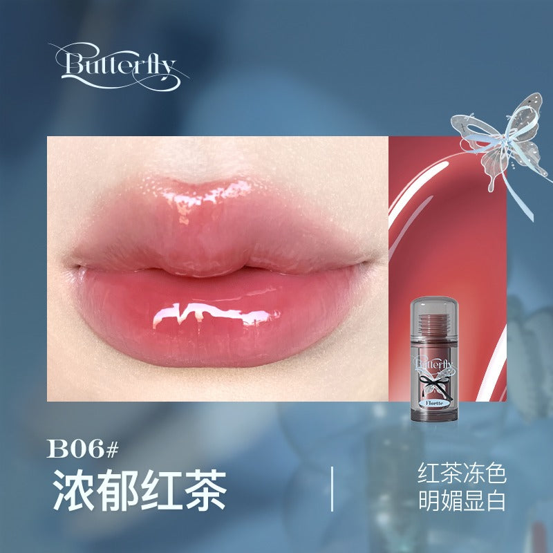 Flortte Twin Butterfly Series Lip Serum Twin B 1.9g
