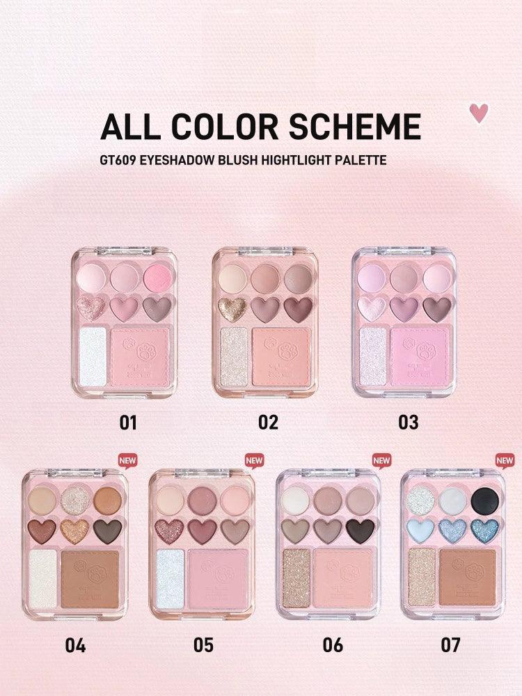 3IN1 Hearts Palette 9.5g
