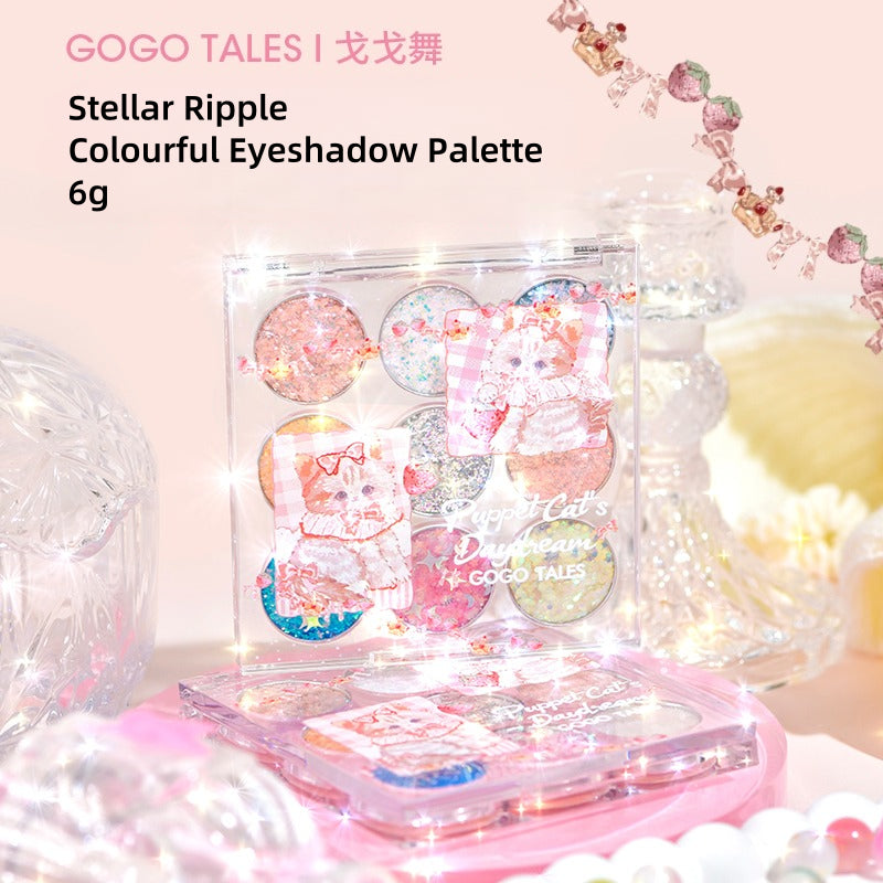 Stellar Ripple Colourful Eyeshadow Palette 6g