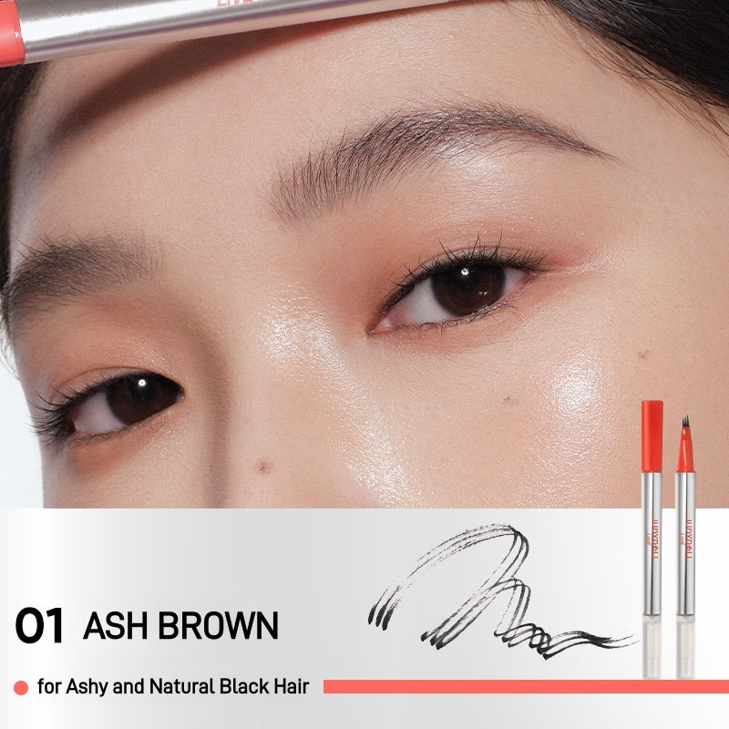 Judydoll Live - Dual End Liquid Brow Pen 1ml 0.8ml Live Series