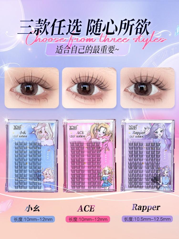 POP Girls Makeup False Eyelashes 72