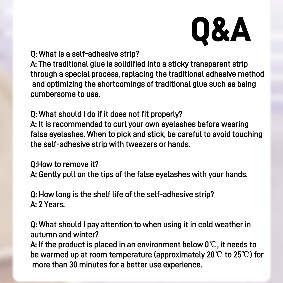 Mr.Wish - Self Adhesive Sticker for False Eyelashes