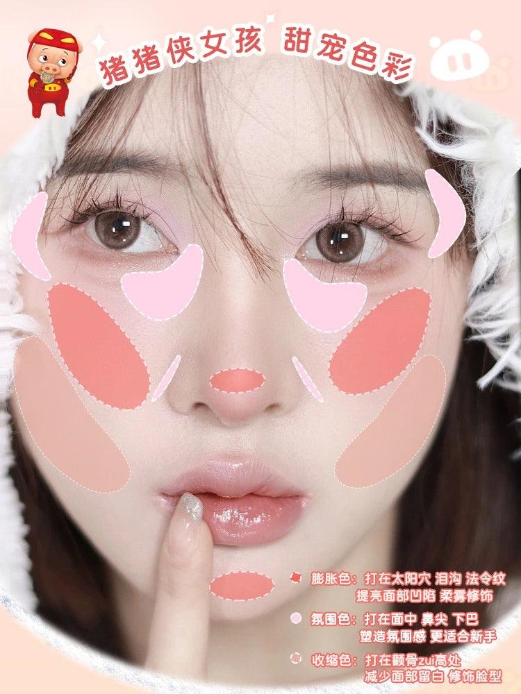 GGBOND 9 Colors Blush Palette 12g