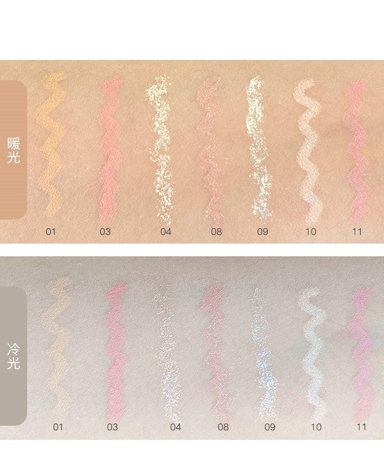 【NEW 8#-11#】FLORTTE I Love Myself Silkworm Eyeshadow Pen FLT036 - Chic Decent