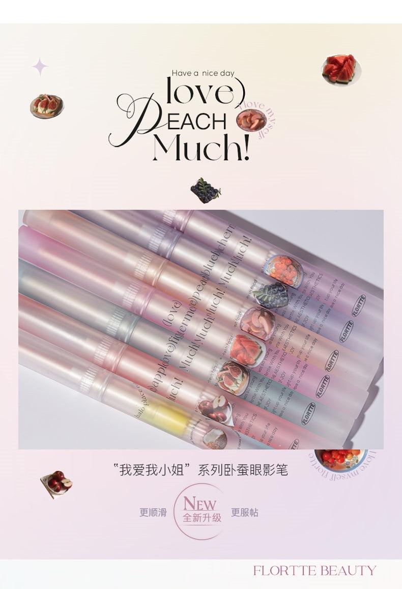 【NEW 8#-11#】FLORTTE I Love Myself Silkworm Eyeshadow Pen FLT036 - Chic Decent