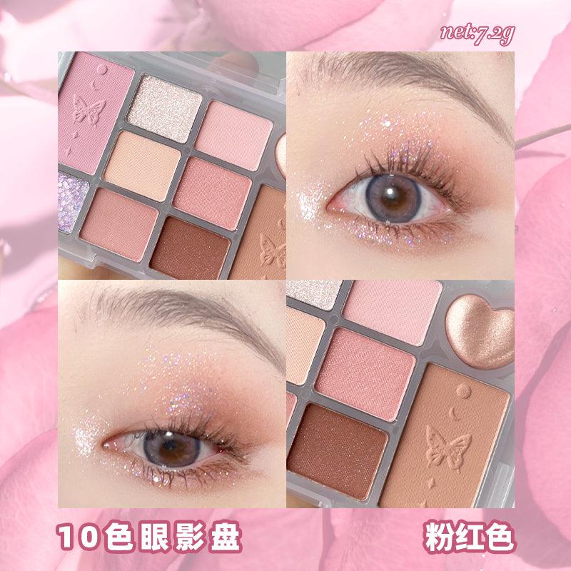 【NEW Butterfly】JILL LEEN Pretty 12 Colors Eyeshadow Palette JL019 - Chic Decent