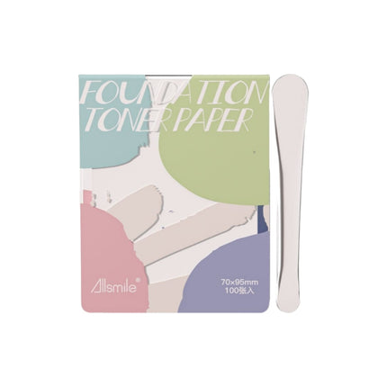 Allsmile - Disposable Foundation Toner Paper 100 Sheets
