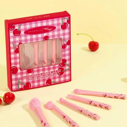 AMORTALS - Wiggle Wiggle Makeup Brushes 5 in Set