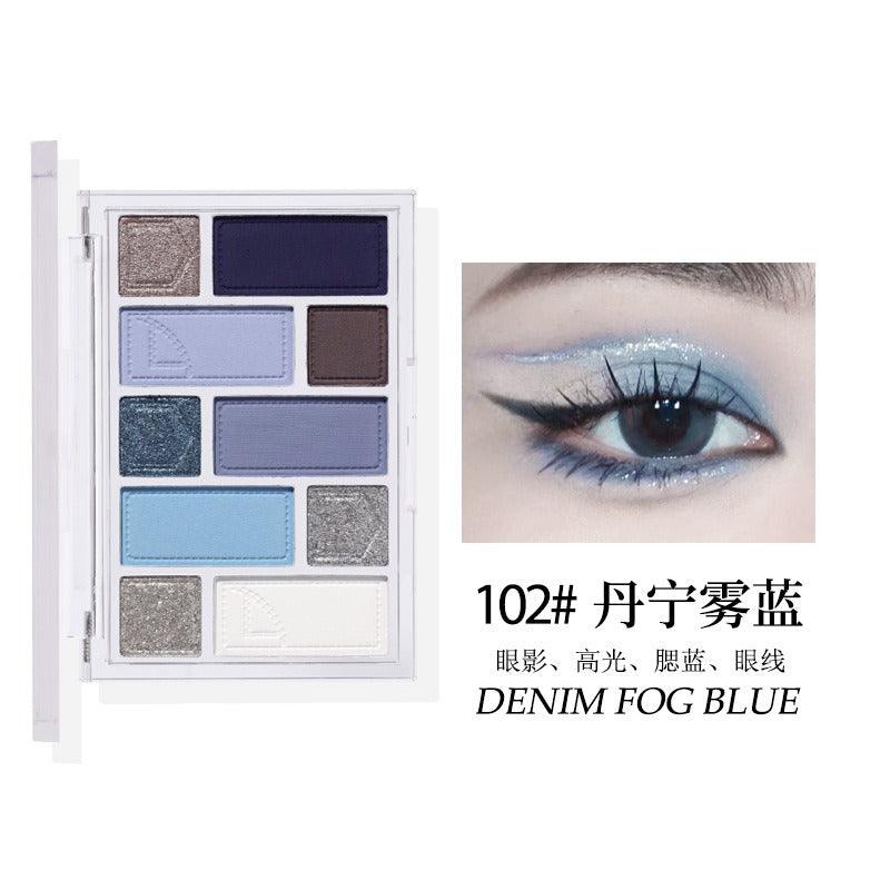 Palette de fards à paupières BIYA 10 couleurs 15 g
