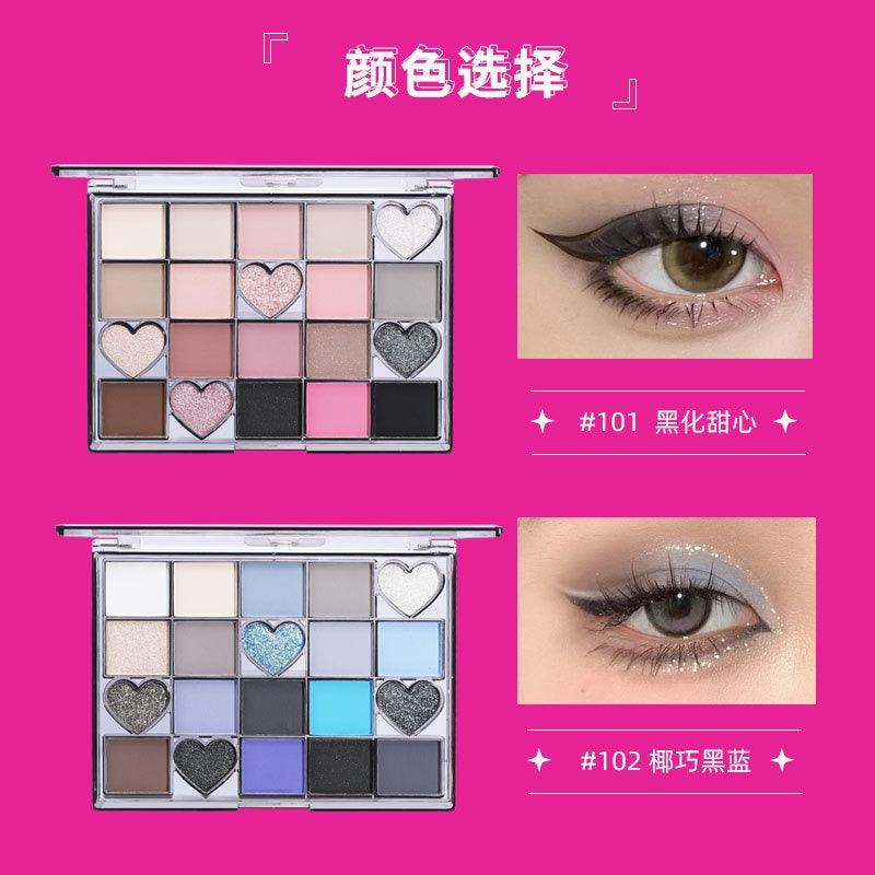 Palette de fards à paupières BIYA 20 couleurs 27,5 g