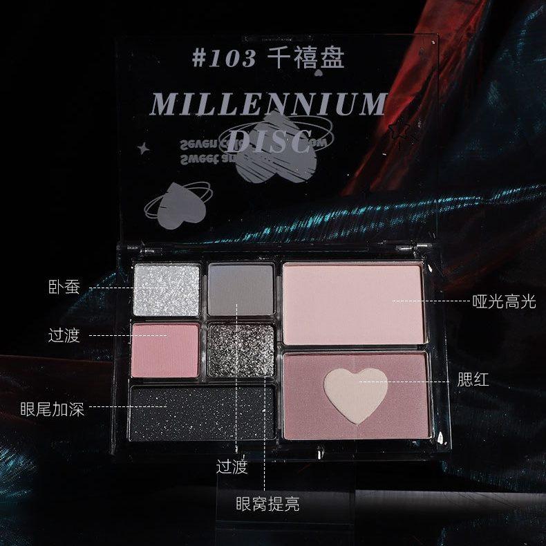Palette de fards à paupières BIYA 7 couleurs 13 g