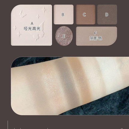 BIYA - Butterflies 6 Colors Eyeshadow Palette 7.05g
