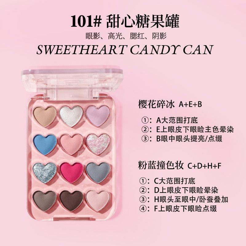 Palette de fards à paupières BIYA Dream Ballet 12 couleurs 6,6 g