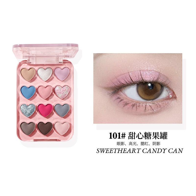 Palette de fards à paupières BIYA Dream Ballet 12 couleurs 6,6 g