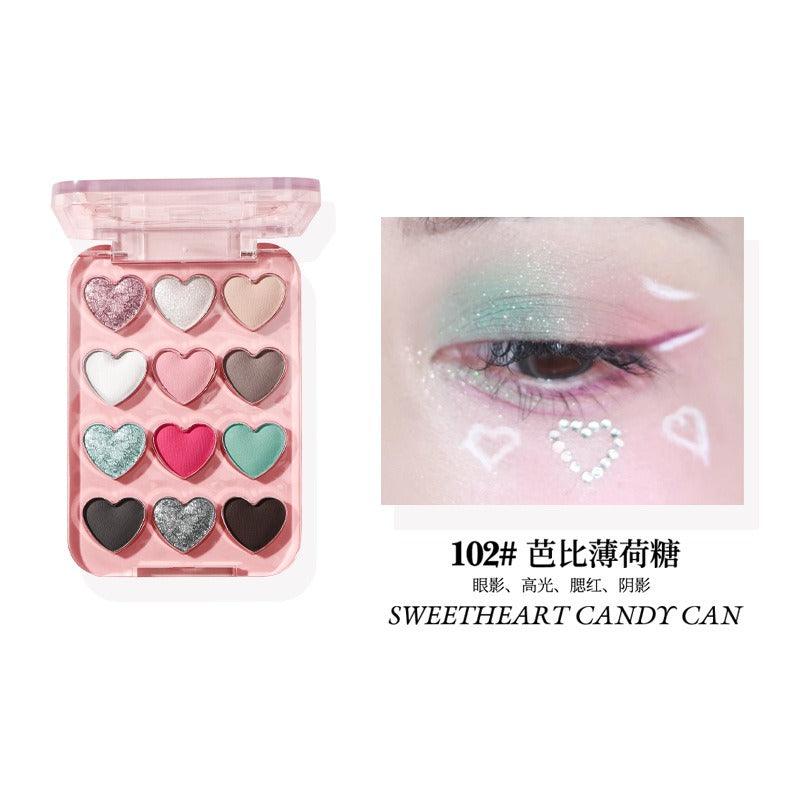 Palette de fards à paupières BIYA Dream Ballet 12 couleurs 6,6 g
