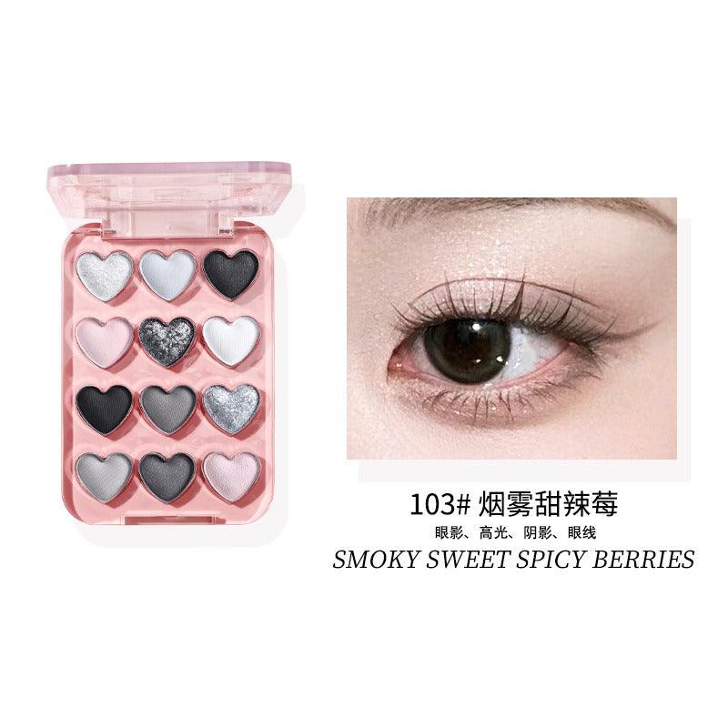 Palette de fards à paupières BIYA Dream Ballet 12 couleurs 6,6 g