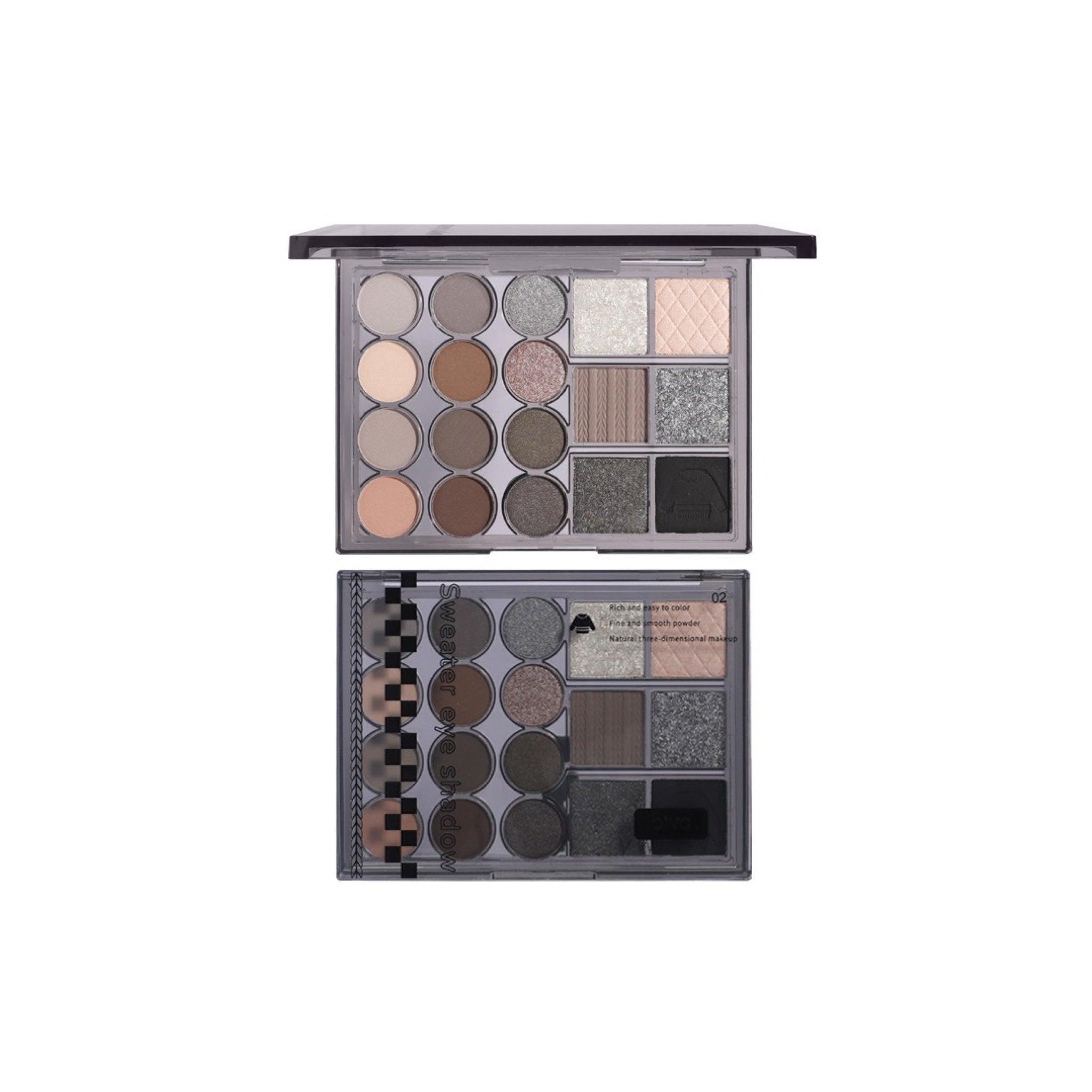 Palette de fards à paupières multi-usages BIYA 18 couleurs 22,2 g