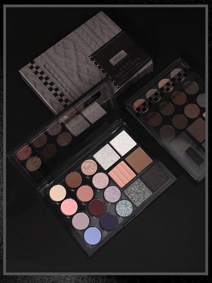 Palette de fards à paupières multi-usages BIYA 18 couleurs 22,2 g