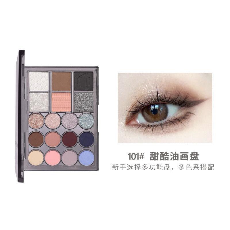 Palette de fards à paupières multi-usages BIYA 18 couleurs 22,2 g