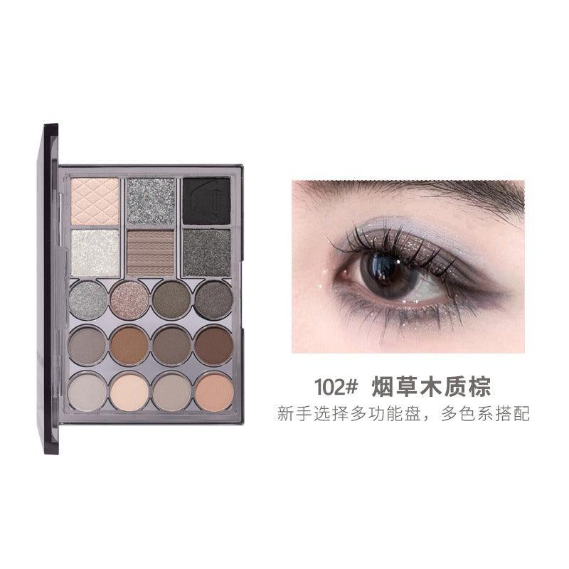 Palette de fards à paupières multi-usages BIYA 18 couleurs 22,2 g