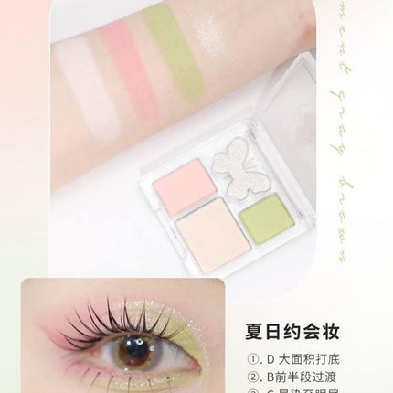 BIYA - Sweet Dream 4 Colors Eyeshadow Palette 4.5g