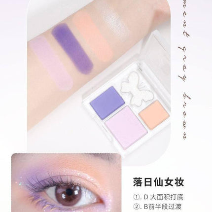 BIYA - Sweet Dream 4 Colors Eyeshadow Palette 4.5g