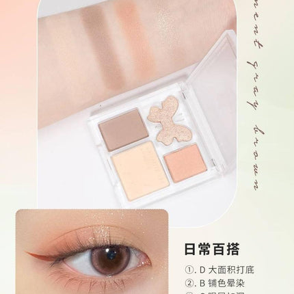 BIYA - Sweet Dream 4 Colors Eyeshadow Palette 4.5g