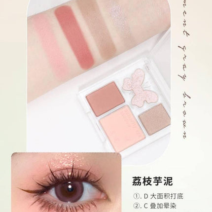 BIYA - Sweet Dream 4 Colors Eyeshadow Palette 4.5g