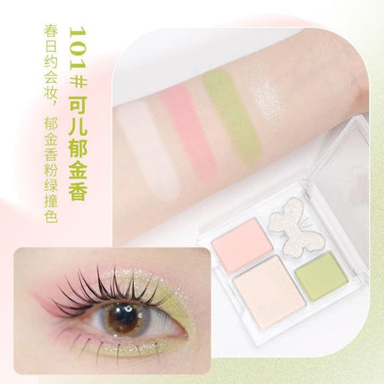 BIYA - Sweet Dream 4 Colors Eyeshadow Palette 4.5g
