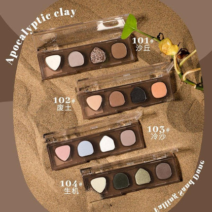BIYA - Waste Soil 4 Colors Eyeshadow 4g