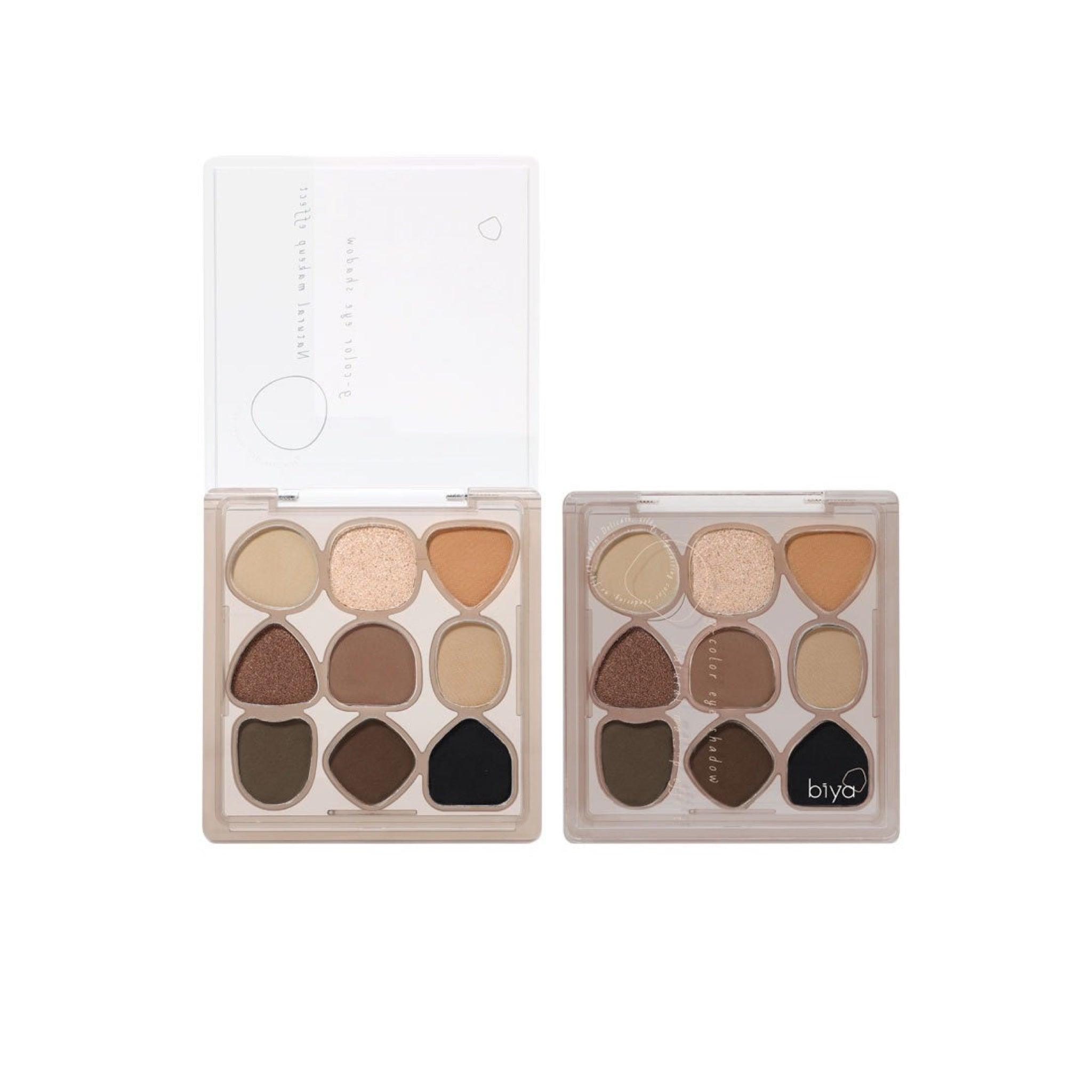 Palette de fards à paupières 9 couleurs BIYA Waste Soil 9 g