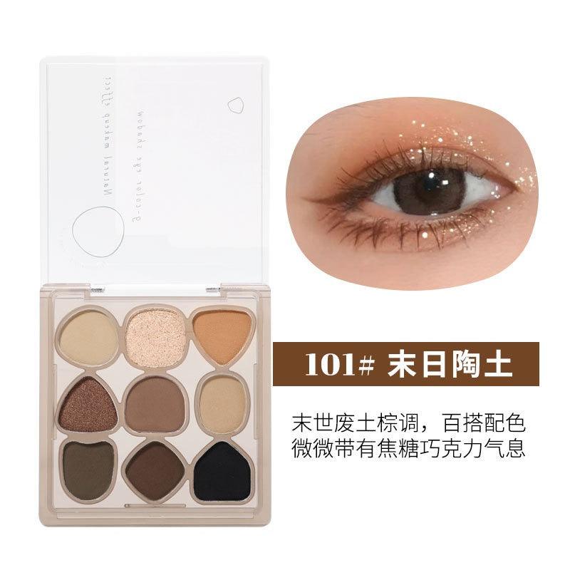 Palette de fards à paupières 9 couleurs BIYA Waste Soil 9 g