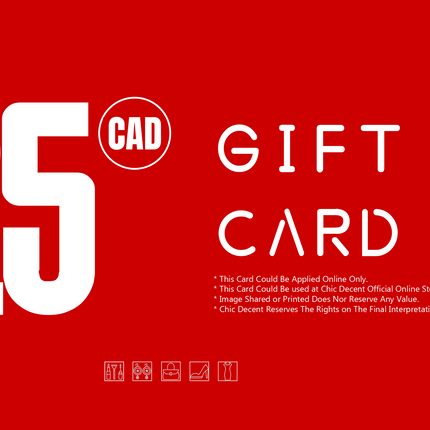 Chic Decent Gift Card in CAD