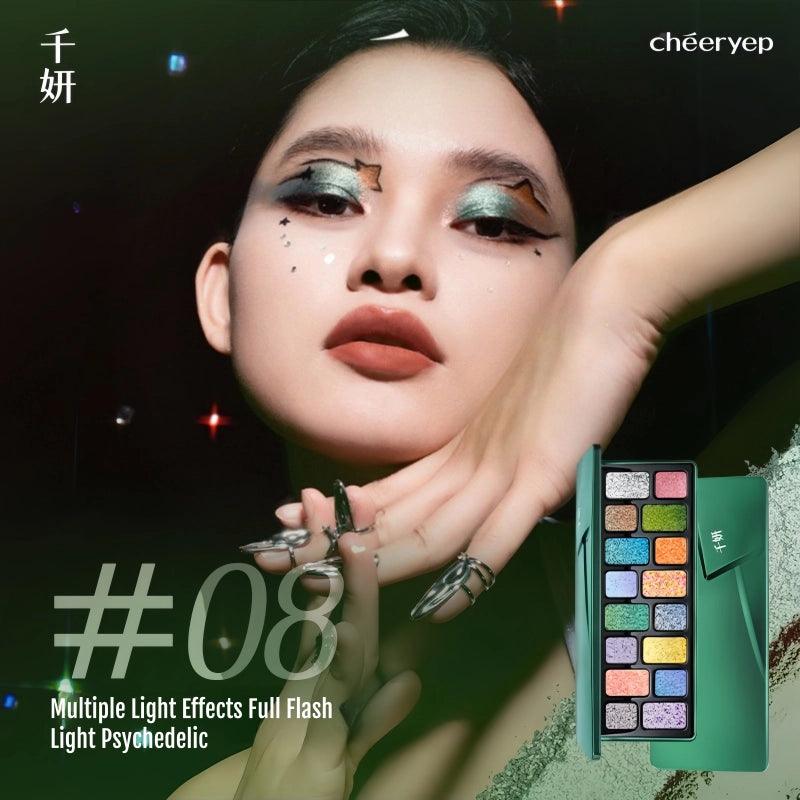 Palette de fards à paupières 16 couleurs Cheeryep QianYan