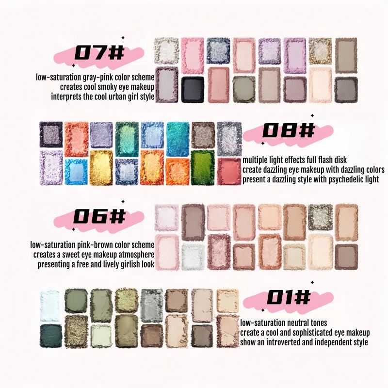 Palette de fards à paupières 16 couleurs Cheeryep QianYan