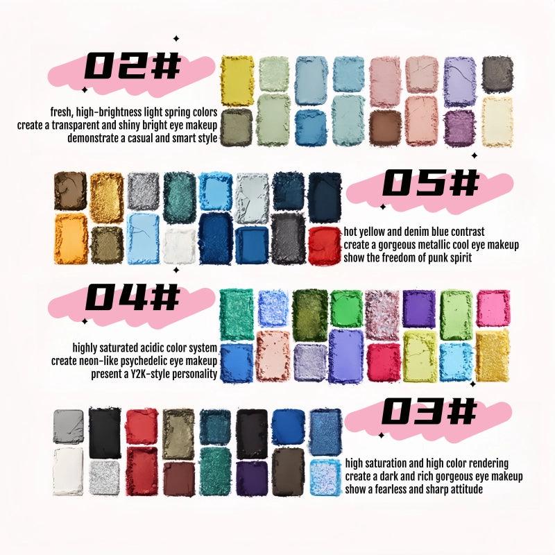 Palette de fards à paupières 16 couleurs Cheeryep QianYan