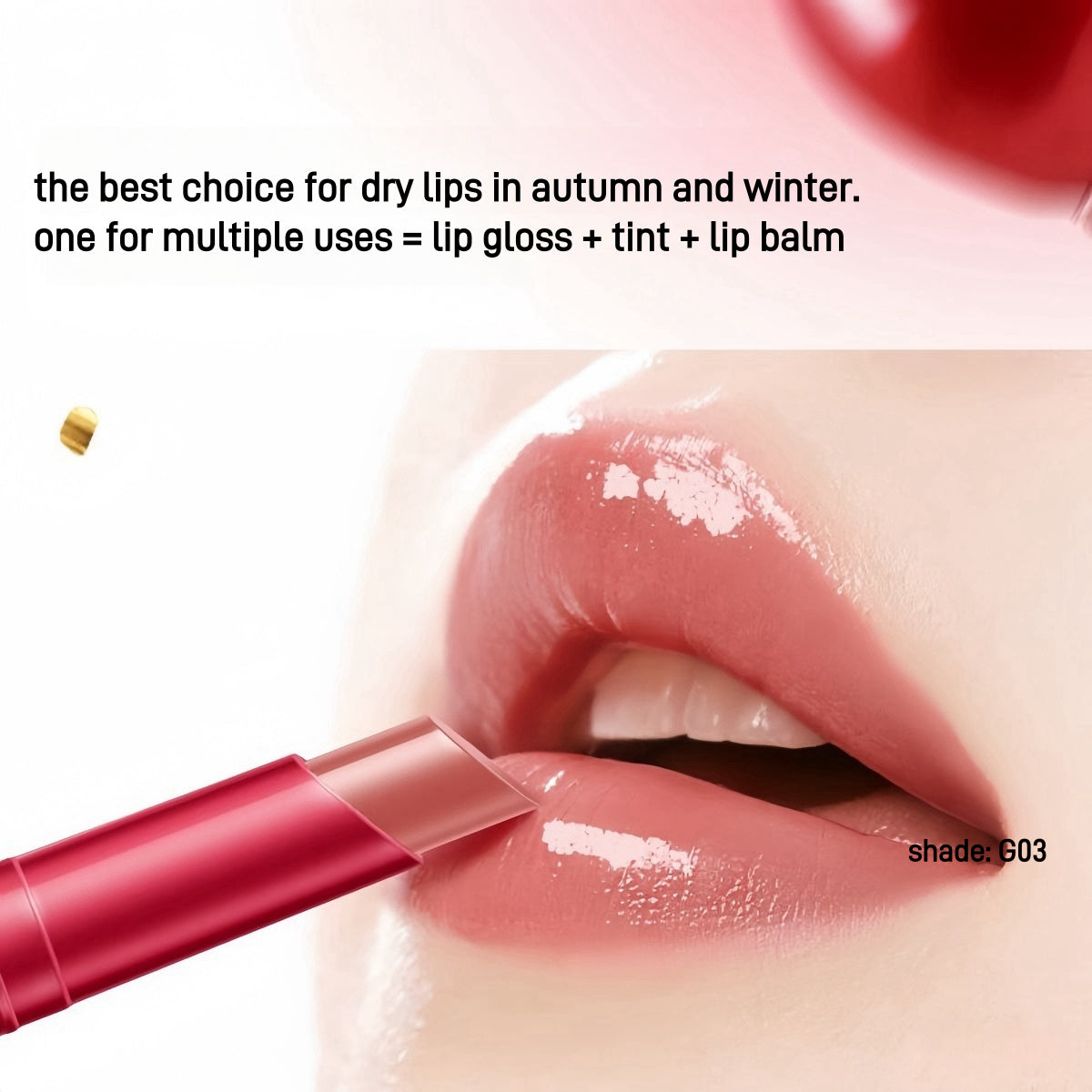 Rouge à lèvres Colorkey Crystal Glossy, série Lucky Snake, 2,7 g