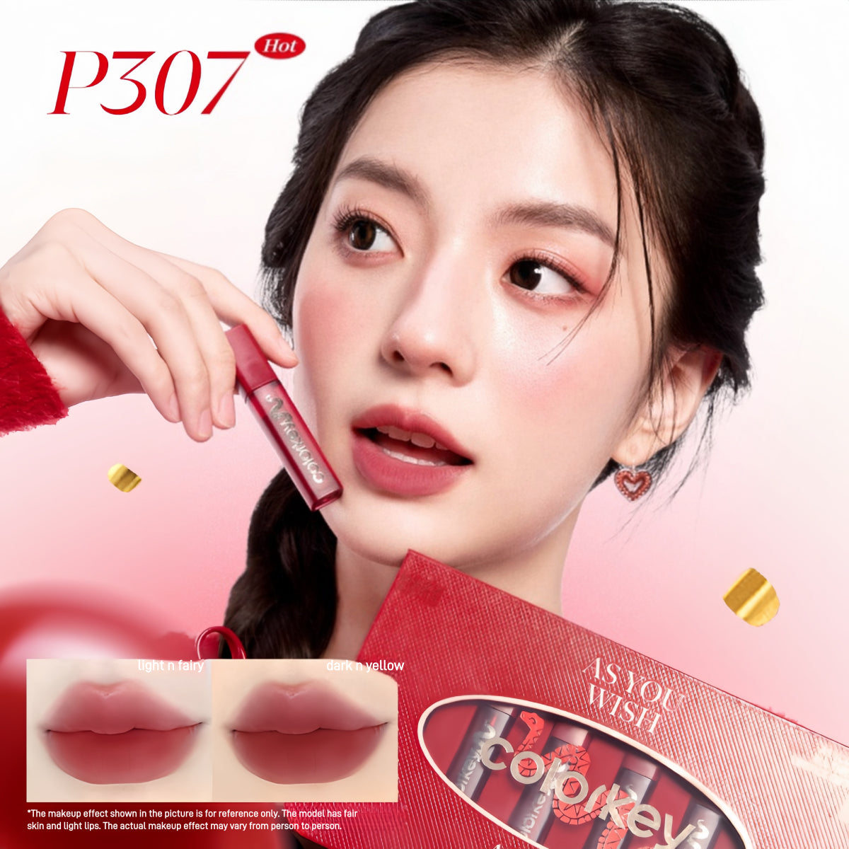 Coffret cadeau de rouges à lèvres Colorkey CNY Lucky Snake 6 g