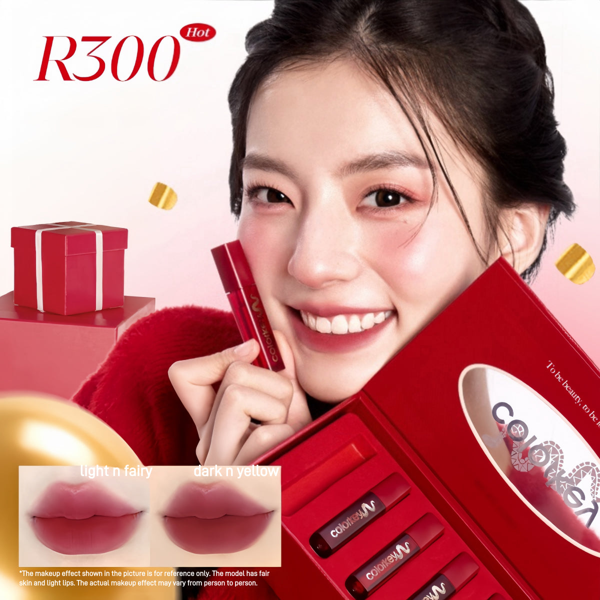 Coffret cadeau de rouges à lèvres Colorkey CNY Lucky Snake 6 g