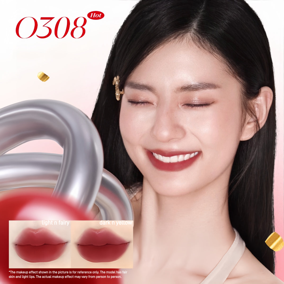 Coffret cadeau de rouges à lèvres Colorkey CNY Lucky Snake 6 g