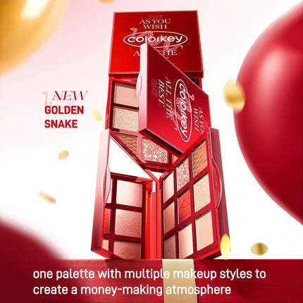 Colorkey - Nine Shades Eyeshadow Palette CNY Lucky Snake 13.5g