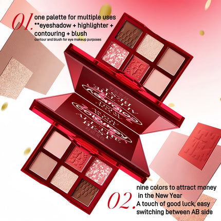 Colorkey - Nine Shades Eyeshadow Palette CNY Lucky Snake 13.5g