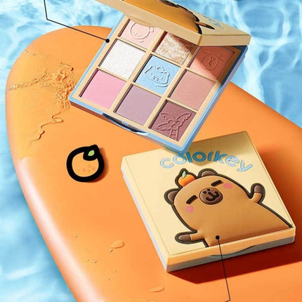 Colorkey - Orange Capybara Nine Shades Eyeshadow Palette 13.5g